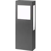 CMD Candeeiro pilar em aço inoxidável Aqua Paulo com LED 2G11