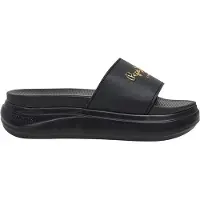 Pepe Jeans para mulher. PLS700001 Sandálias Bella Log preto (40), Plano, Nenhum, Beachwear, Poliuretano