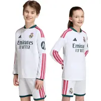 Adidas Camisola Principal de Manga Comprida 26/27 do Real Madrid - Criança