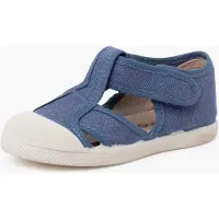 Pisamonas Sapatos abertos azul ganga
