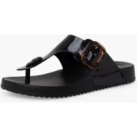 BUY SHOES Chinelos de dedo preto