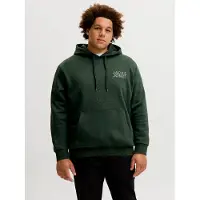 Jack & Jones Moletom Com Capuz Crop Logo Plus Size