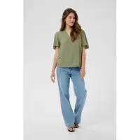 Cream Blusa 'Loma' maçã