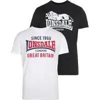 Lonsdale Camisa 'Collessie' vermelho / preto / branco