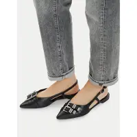 Tamaris Sapatos abertos atrás preto