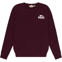 Lonsdale Sweatshirt 'LONGRIDGE' vermelho escuro