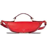 Lancel Mala de ombro 'Origami' vermelho