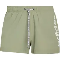 Adidas CALÇÕES DE BANHO DE MALHA ELÁSTICA COM LOGÓTIPO 3 POLEGADAS
