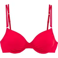 s.Oliver Top de biquíni vermelho