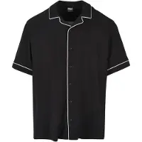 Urban Classics Camisa preto / branco