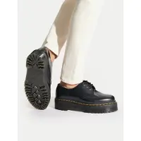 Dr. Martens Sapato com atacadores '1461 Quad' amarelo dourado / preto