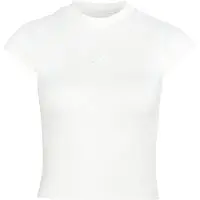 Adidas T-SHIRT CANELADA COM LOGÓTIPO PEQUENO KIT