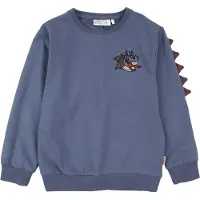 Name it Sweatshirt 'NMMKETIL' opal / castanho / branco