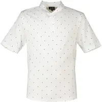 Armani Exchange para homem. XM000735AF10356F0198 Pólo branco estampado (S), Casual, Algodão, Manga curta