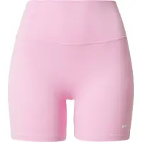 Nike Calças de desporto 'ONE' cor-de-rosa / branco