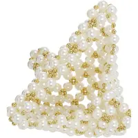 FELIPA Malas de tiracolo ouro / branco lã