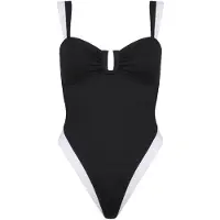 Acuarela Brand Vestido de fato de banho 'Royale One-piece' preto