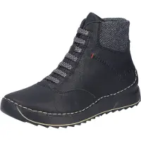 Rieker Botim com fivela cinzento / preto