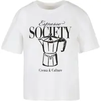 Miss Tee Camiseta De Manga Curta Espresso Society