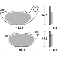SBS Pastilhas De Freio Sinterizadas Racing Hi-tech 931rst