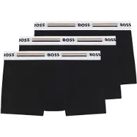 BOSS Boxers castanho claro / preto / branco
