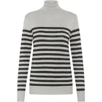 Kaffe Pullover 'KALizza' cinzento / preto