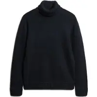 Superdry para homem. M6110593A Camisola de gola alta Loja do comerciante (XL), Casual, Acrílico, Manga comprida, Marinho