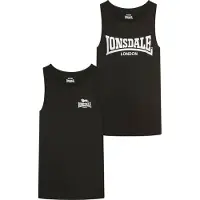 Lonsdale Camisa 'Tughall' preto / branco