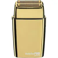 Babyliss pro navalha de metal dourada com lâmina dupla