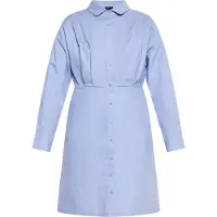 Dreimaster Klassik Vestidos camiseiros azul claro