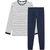 Petit Bateau Pijama navy / branco