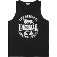 Lonsdale Camisa 'Bowes' preto / branco