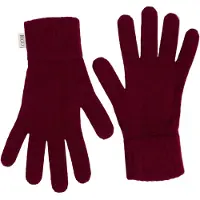 GOBI Cashmere Luvas com dedos 'Essential Knit Cashmere Gloves' bordeaux