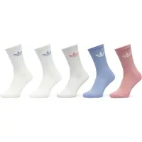 Adidas Meias de Cano Médio Acolchoadas Trefoil – 6 pares