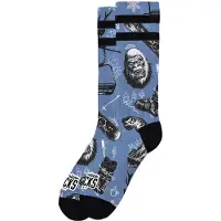 American Socks Meias Crew Powder