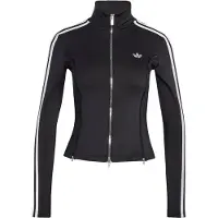 Adidas Originals T-shirt mangas compridas LONG SLEEVE ZIPPED T-SHIRT mulheres - Preto - EU S
