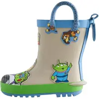 Next Bota de borracha 'Toy Story' bege / azul / verde / preto