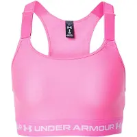 Under Armour Soutien de desporto rosa / branco