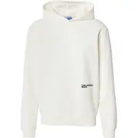 Karl lagerfeld JEANS Sweatshirt 'Karlism' preto / branco
