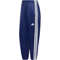 Adidas Calças de desporto 'STADIUM' azul escuro / branco