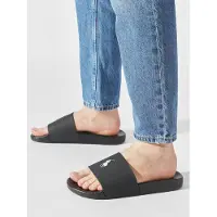 Ralph Lauren para homem. 809852071011 Chinelos de dedo Signature preto (43), Plano, Nenhum, Beachwear