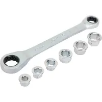 Workpro Conjunto De Soquetes E Catraca Cr-v 14 X 19mm 7 Peças