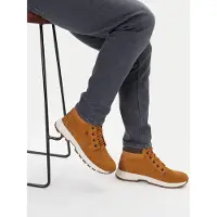 Helly Hansen para homem. 11653 Botas de pele Bowstring Primaloft castanhas (42.5), Couro, Marrom, Plano, Cordão, Casual