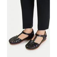 Pikolinos para mulher. W8K-0705 Cadaques sapatos de couro preto (41), 3 a 5cm, Velcro, Casual