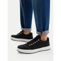 Timberland para homem. TB0A6GBHW051 Tênis de Couro Maple Grove preto (44), Plano, Nubuck, Cordão, Casual