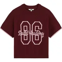 We fashion Pullover rosé / vermelho vinho