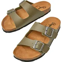 Pepe Jeans para mulher. PLS90639 Oban Claic 3 Sandals verde (38), Plano, Nenhum, Casual