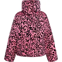 Faina Casaco de inverno rosa / preto