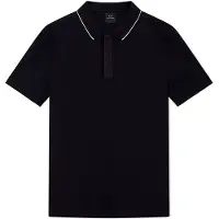 Armani Exchange para homem. XM001285AF10366UC001 Pólo ideal (XS), Preto, Casual, Algodão, Manga curta