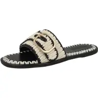 Steve madden Sapato aberto 'Seabreeze' preto / branco natural